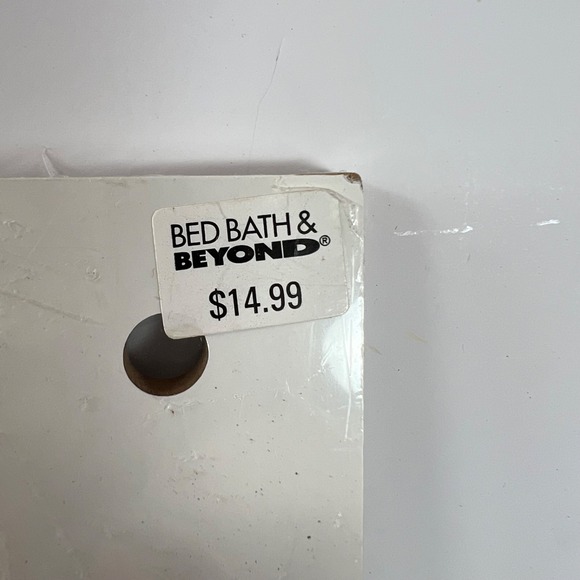 11" x 14" Equip Your Space White Pegboard With 10 Removable Gold Pegs Organize - Picture 4 of 16